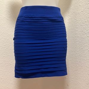 Blue Mini Skirt